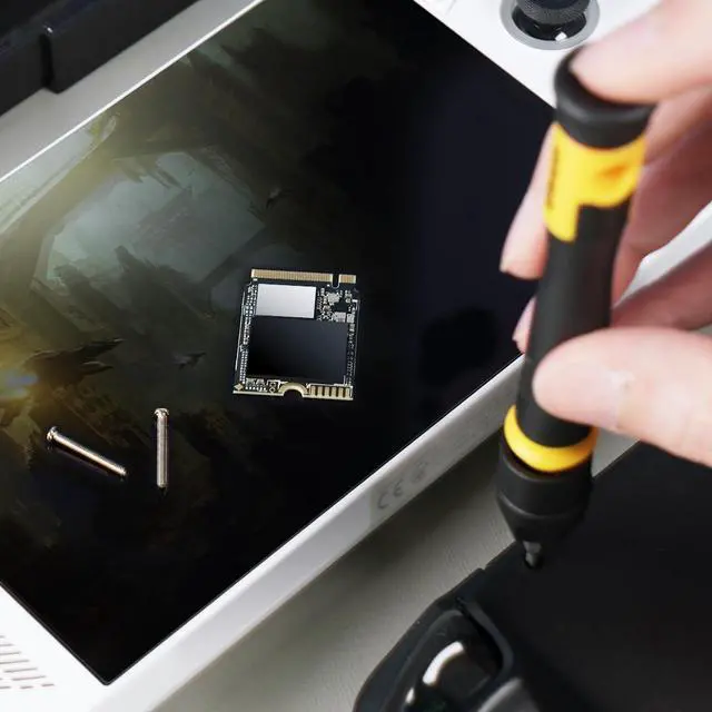 Alt view image 7 of 7 - Transcend 1TB M.2 2230 SSD, Up to 5,000MB/s, PCIe Gen4x4 NVMe 3D TLC NAND, for Steam Deck, ROG Ally, Surface Pro, MSI Claw, Legion Go, Mini PCs, Handheld Gaming Devices, SLC Cache, Single-Sided, M-Key