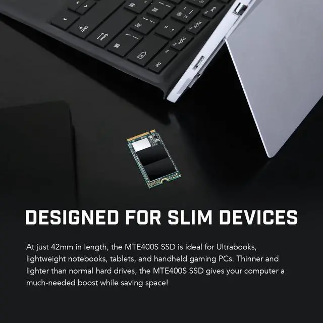 Alt view image 2 of 6 - Transcend SSD MTE400S 2TB NVMe PCIe Gen3x4 3D Brand