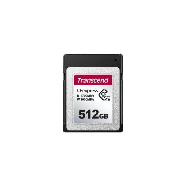 Alt view image 7 of 10 - 512GB Transcend CFexpress 820 Type B Memory Card 1700MB/s Read 1300MB/sec Write