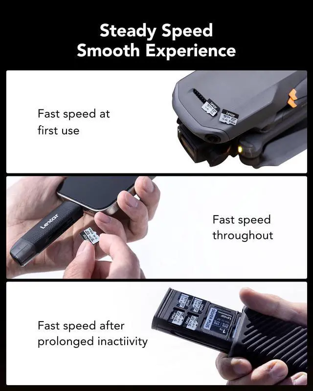 Alt view image 5 of 7 - LEXAR Silver Plus UHS-1 512GB V30 R205/W150MB/s microSDXC Card