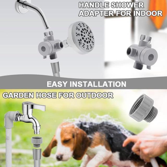 Pet Shower Attachment, Dog Shower Attachment for Shower Head