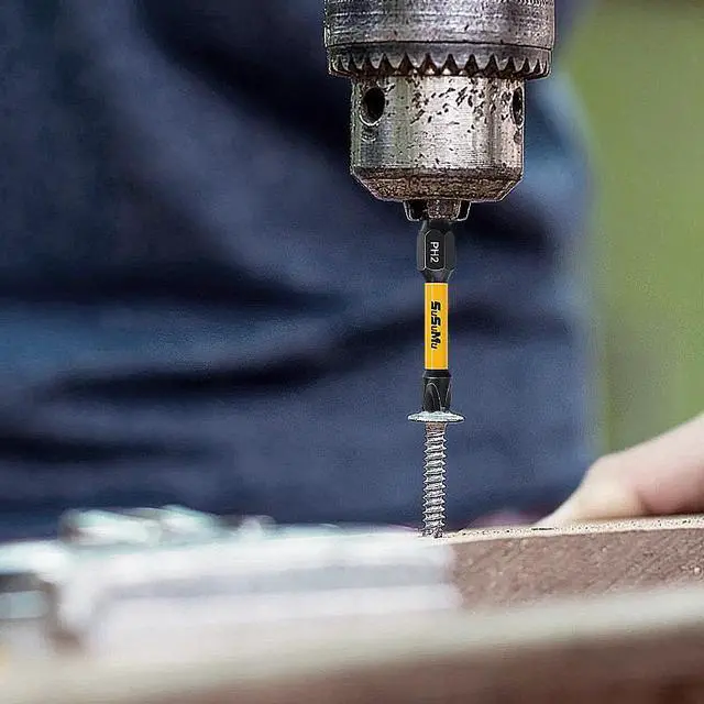 Alt view image 7 of 7 - SUSUMU Impact Phillips Head Set 24pcs (SL3-SL6&PH1-PH3), 2.5cm/1"&5cm/2" S2 Alloy Steel Screwdriver bit set