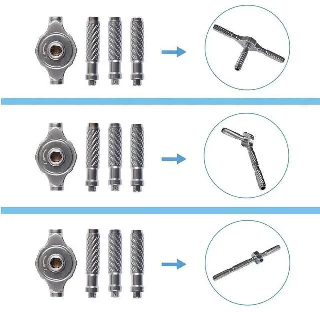 Alt view image 6 of 7 - SUSUMU Ratchet screwdriver set, 30-in-1 manual multi-function ratchet set precision Repair Tool Set Multi-function manual screwdriver set with S2 alloy steel bit