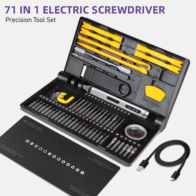Alt view image 5 of 7 - SUSUMU Notebook precision disassembly maintenance rechargeable electric screwdriver set LED digital display high-end, powerful motor, five-speed torque adjustment, free maintenance, S2, aluminum alloy