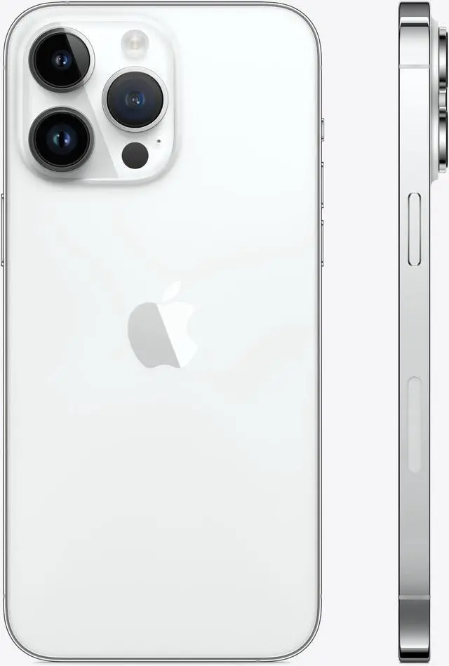 Alt view image 4 of 6 - Apple iPhone 14 PRO MAX 128GB, Refurbished Unlocked Cell Phone, Silver - Very Good Condition (Grade B)