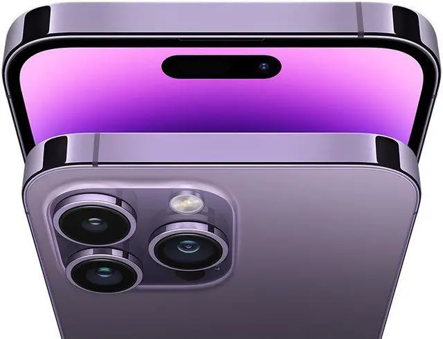 Alt view image 6 of 6 - Apple iPhone 14 PRO MAX 128GB, Refurbished Unlocked Cell Phone, Purple - Very Good Condition (Grade B)