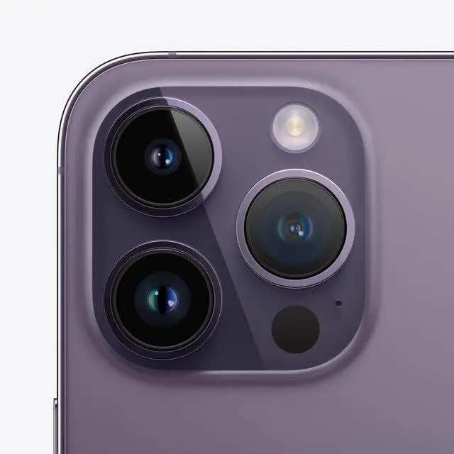 Alt view image 3 of 6 - Apple iPhone 14 PRO MAX 256GB, Fully Unlocked Refurbished Cell phone, Purple - Excellent Condition