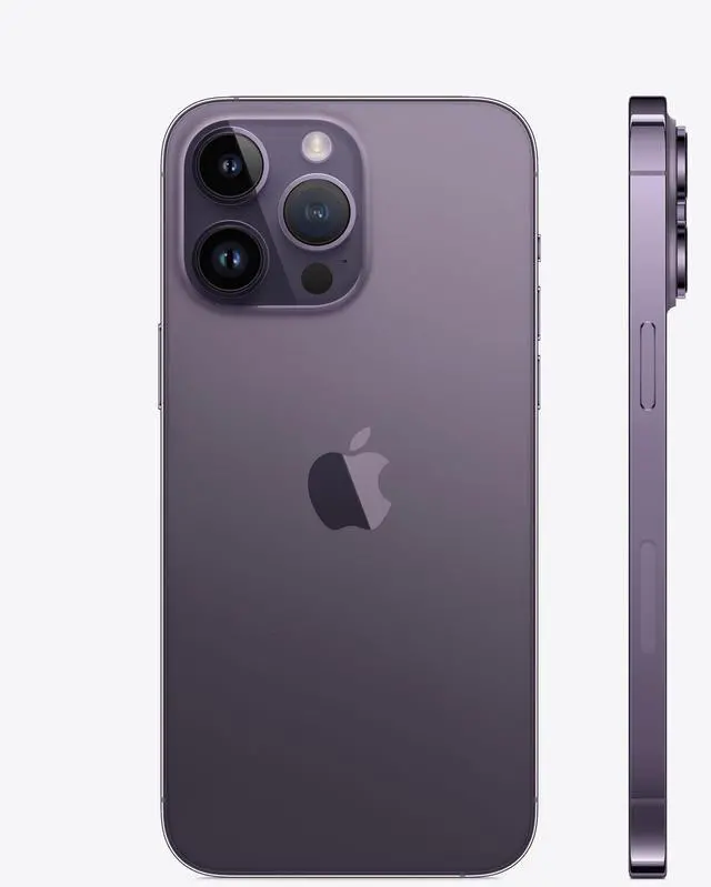 Alt view image 4 of 6 - Apple iPhone 14 PRO MAX 256GB, Fully Unlocked Refurbished Cell phone, Purple - Excellent Condition