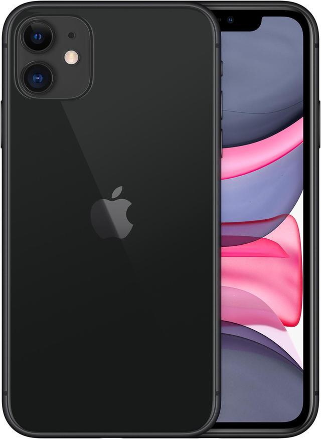 Refurbished: Apple iPhone 11 64GB Fully Unlocked Black - Grade A