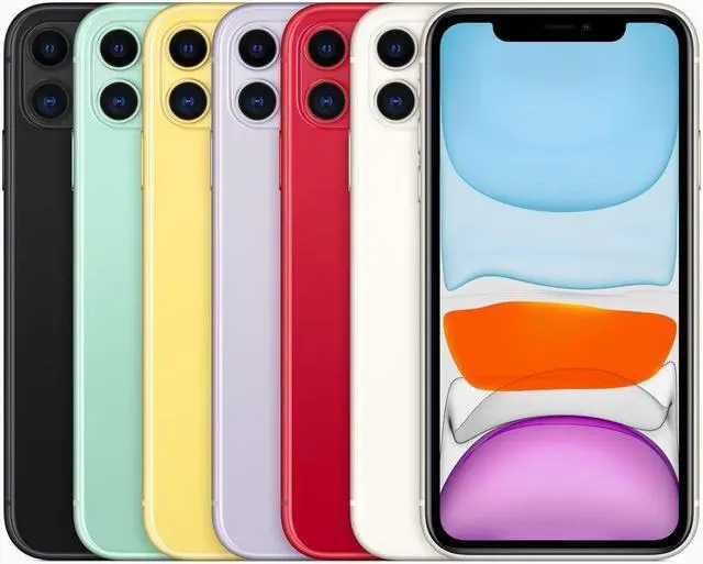 Alt view image 5 of 5 - Apple iPhone 11 64GB Fully Unlocked Purple - Grade A