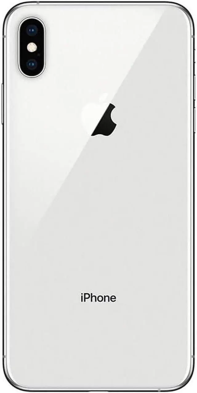Alt view image 2 of 5 - Apple iPhone XS Max 64GB Fully Unlocked Silver - Grade A