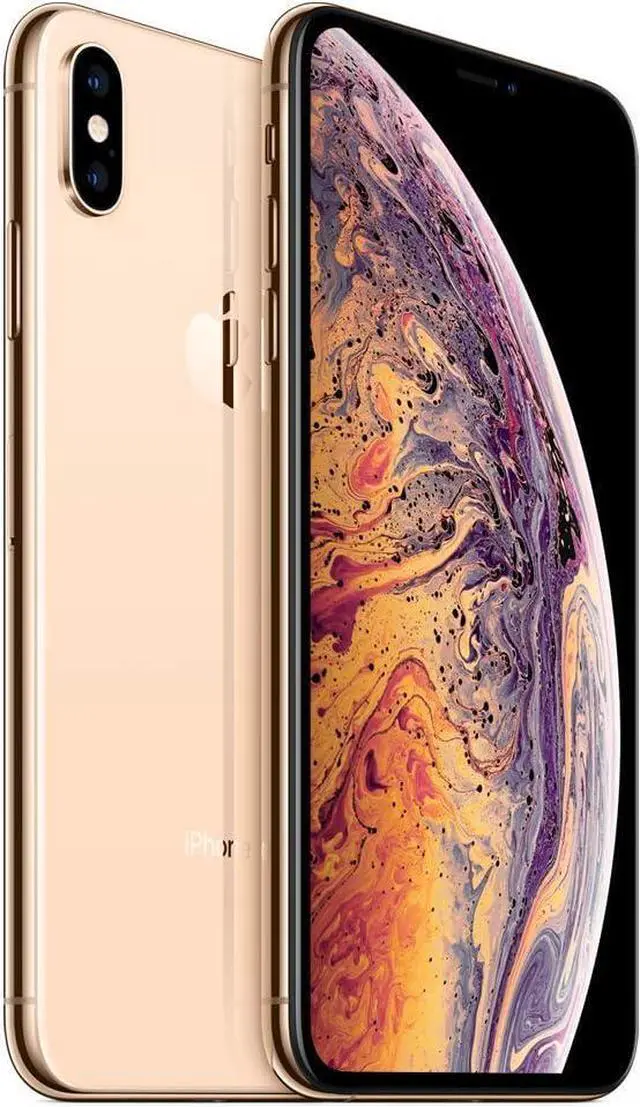 Alt view image 3 of 5 - Apple iPhone XS Max 512GB Fully Unlocked Gold - Grade A