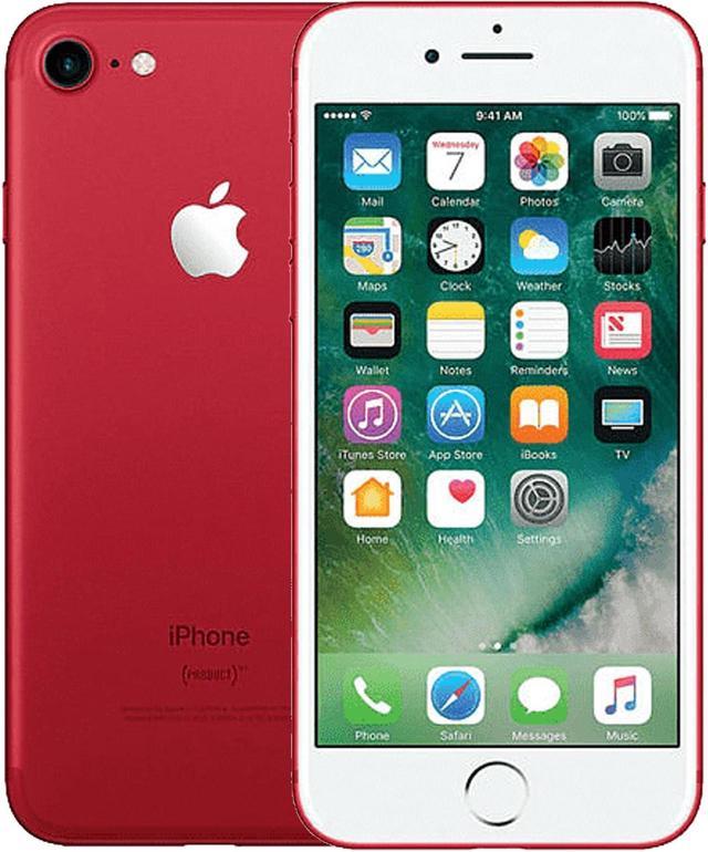 Refurbished: Apple iPhone 7 128GB Fully Unlocked Red - Grade A