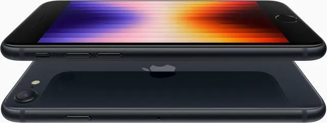 Alt view image 2 of 5 - Apple iPhone SE Gen 3 (2022) 64GB Fully Unlocked Black - Grade A