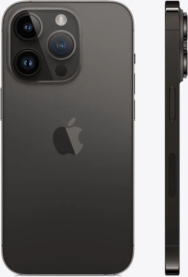 Alt view image 4 of 6 - Apple iPhone 14 PRO 128GB Fully Unlocked Space Black - Grade A-