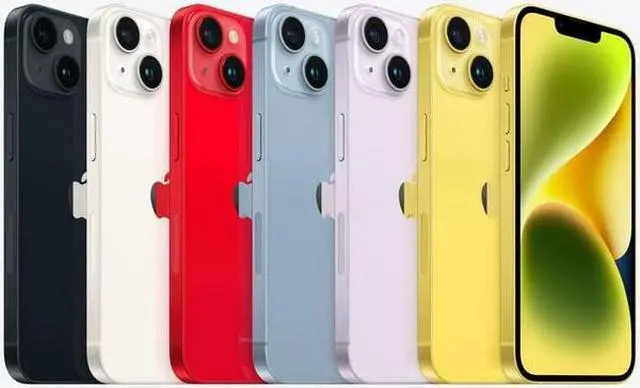Alt view image 6 of 6 - Apple iPhone 14 128GB Fully Unlocked Yellow - Grade B