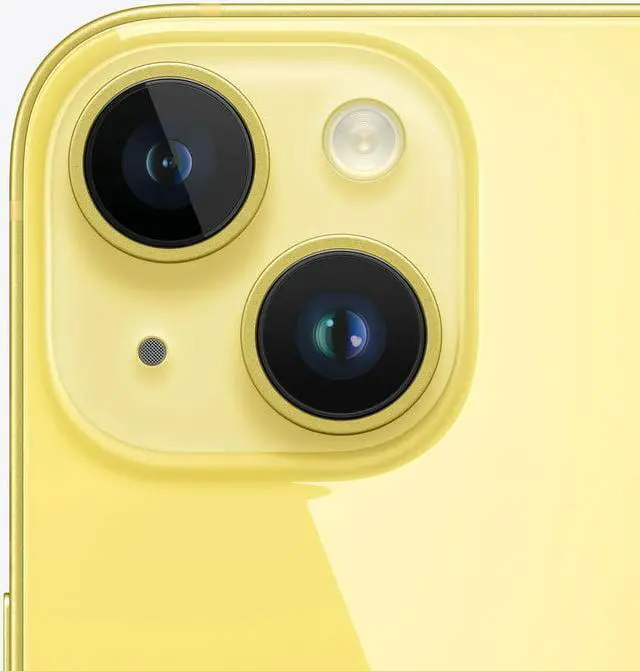 Alt view image 3 of 6 - Apple iPhone 14 128GB Fully Unlocked Yellow - Grade B