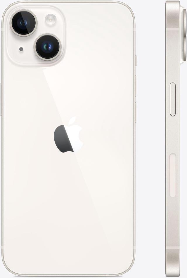 Alt view image 3 of 5 - Apple iPhone 14 128GB Fully Unlocked Starlight - Grade A-