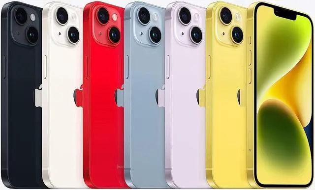 Alt view image 6 of 6 - Apple iPhone 14 128GB Fully Unlocked Red - Grade B