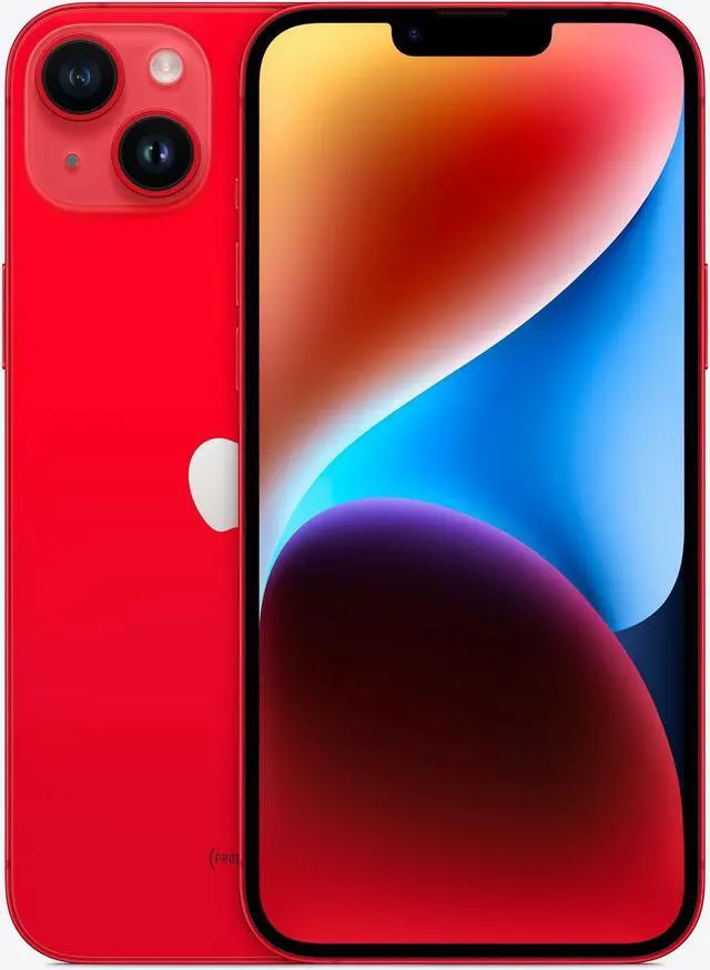 Alt view image 4 of 6 - Apple iPhone 14 128GB Fully Unlocked Red - Grade B