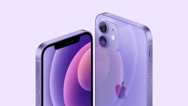 Alt view image 5 of 6 - Apple iPhone 12 Mini 128GB Fully Unlocked Purple Very Good - Grade A-