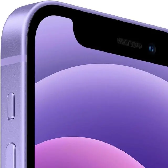 Alt view image 4 of 6 - Apple iPhone 12 Mini 256GB Fully Unlocked Purple Very Good - Grade A-