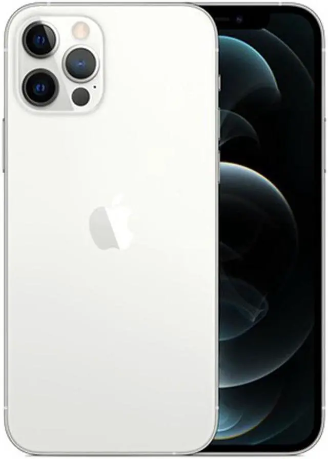 Alt view image 4 of 6 - Apple iPhone 12 PRO 128GB Fully Unlocked Silver Very Good - Grade B