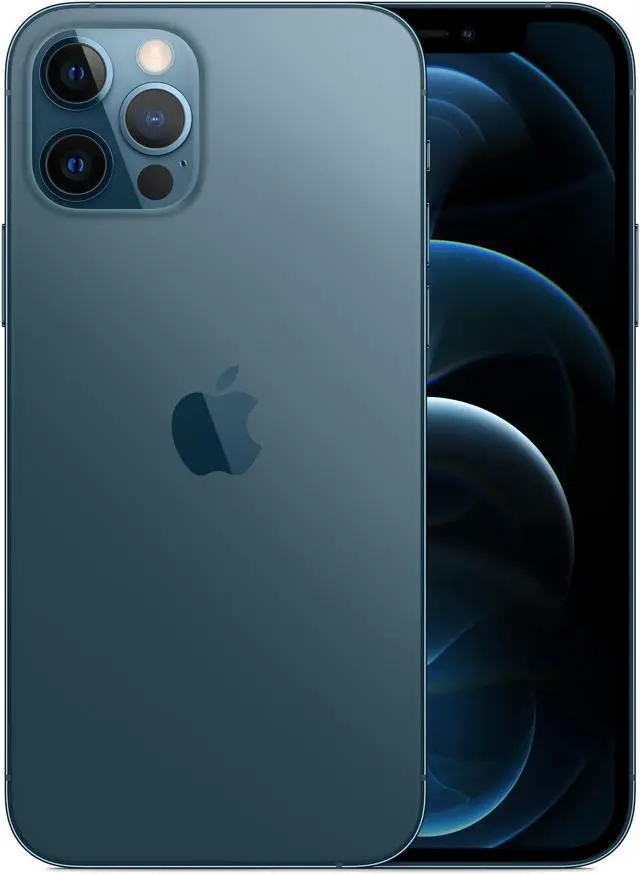 Alt view image 2 of 6 - Apple iPhone 12 PRO 512GB Fully Unlocked Pacific Blue - Grade A