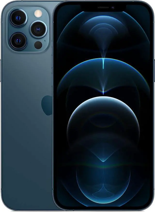 Main image of Apple iPhone 12 PRO MAX 512GB Fully Unlocked Pacific Blue Very Good - Grade A-