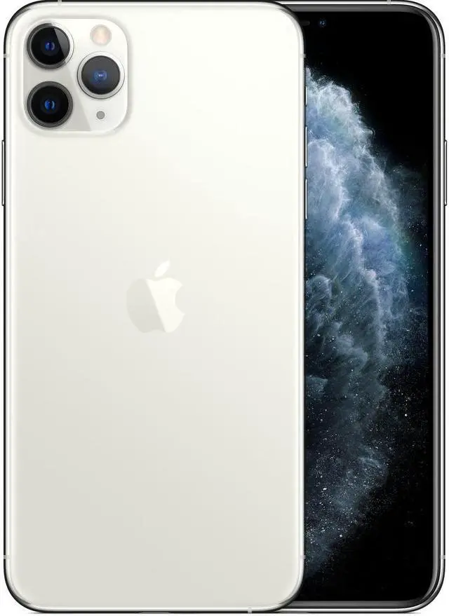 Alt view image 2 of 5 - Apple iPhone 11 PRO 64GB Fully Unlocked Matte Silver Very Good - Grade A-