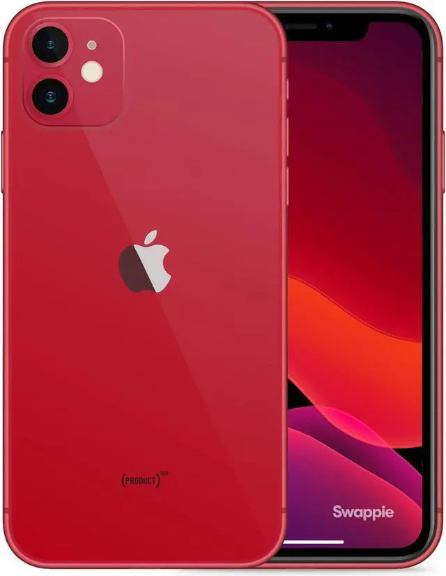 Alt view image 2 of 5 - Apple iPhone 11 64GB Fully Unlocked Red - Grade B
