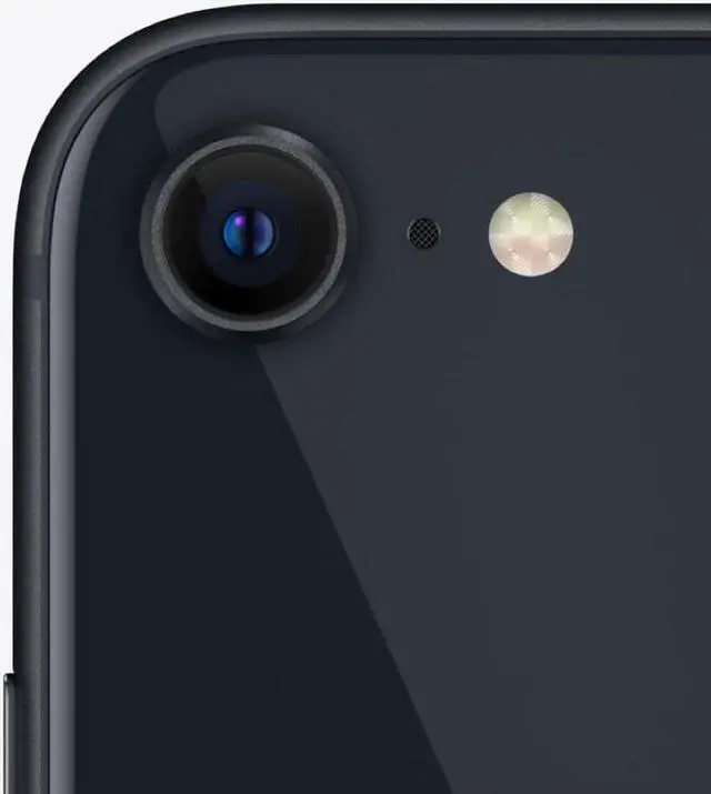 Alt view image 3 of 5 - Apple iPhone SE Gen 3 (2022) 64GB Fully Unlocked Midnight - Grade B