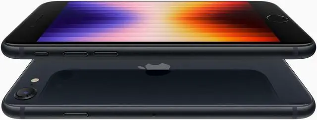 Alt view image 5 of 5 - Apple iPhone SE Gen 3 (2022) 64GB Fully Unlocked Midnight - Grade B