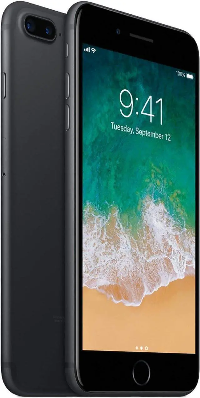 Alt view image 2 of 6 - Apple iPhone 7 Plus 32GB Fully Unlocked Black Very Good - Grade A-