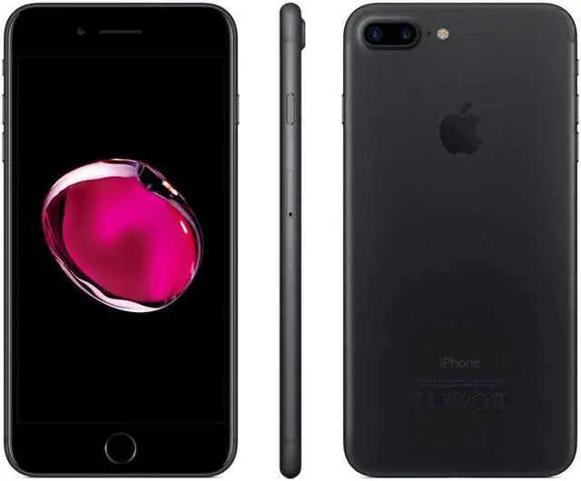 Alt view image 4 of 6 - Apple iPhone 7 Plus 32GB Fully Unlocked Black Very Good - Grade A-