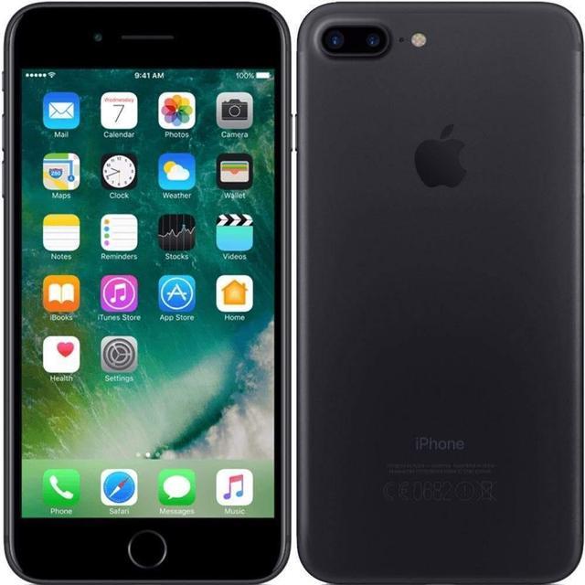 Refurbished: Apple iPhone 7 Plus 32GB Fully Unlocked Black Very