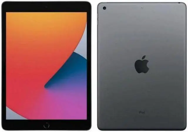 Alt view image 3 of 7 - Apple iPad 10.2 8th Gen (2020) 128GB (Wi-Fi Only) Space Gray - Grade A