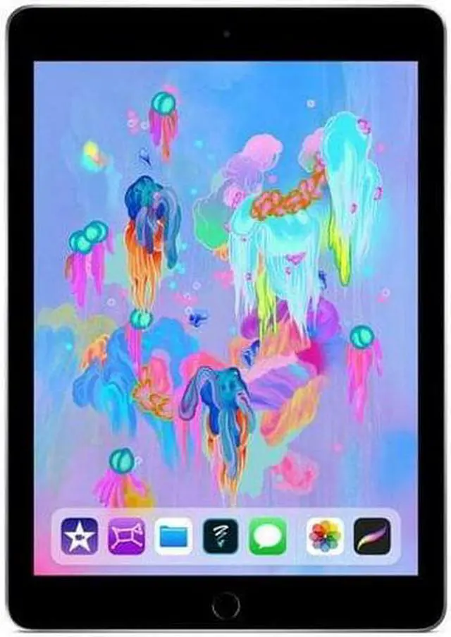 Alt view image 4 of 6 - Apple iPad 9.7 6th Gen (2018) 32GB (Wi-Fi + Cellular) Space Gray - Grade A