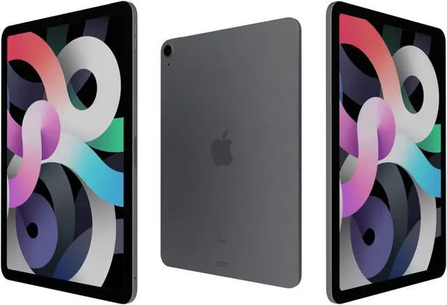 Alt view image 7 of 7 - Apple iPad Air 10.9 4th Gen (2020) 256GB (Wi-Fi + Cellular) Space Gray - Grade A