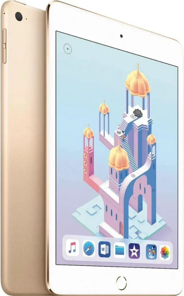 Alt view image 6 of 6 - Apple iPad Mini 4th Gen (2015) 128GB (Wi-Fi Only) Gold (Refurbished Good)