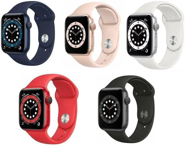 Alt view image 4 of 4 - Apple iWatch Series 6 44MM Space Gray Aluminum Case with Black Sport Band (GPS + Cellular) - Refurbished Very Good