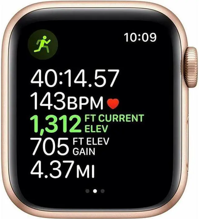 Alt view image 3 of 5 - Apple iWatch Series 4 40MM Gold Aluminum Case with Pink Sport Band (GPS + Cellular) - Refurbished Good