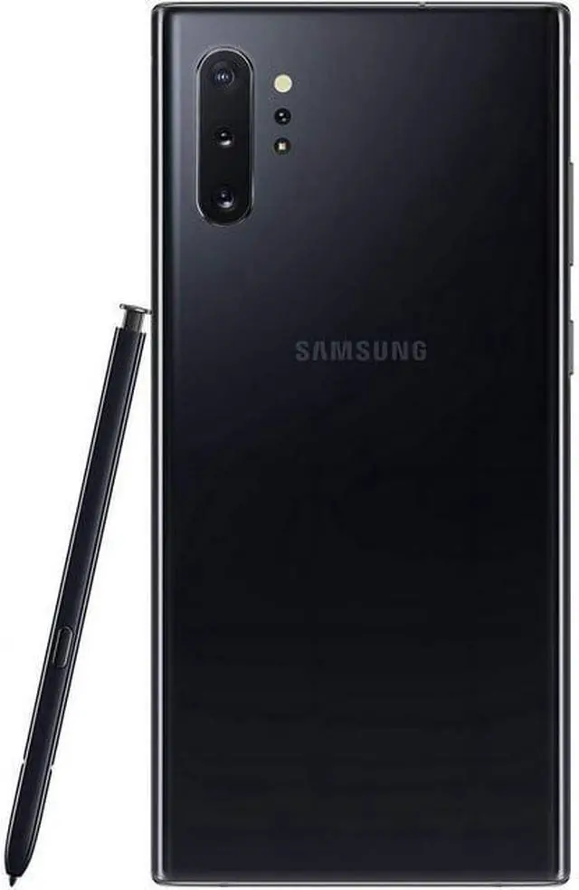 Alt view image 2 of 6 - Samsung Galaxy Note 10+ (5G) 256GB Fully Unlocked Aura Black - Refurbished Very Good