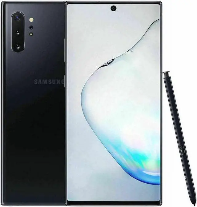 Main image of Samsung Galaxy Note 10+ (5G) 256GB Fully Unlocked Aura Black - Refurbished Very Good
