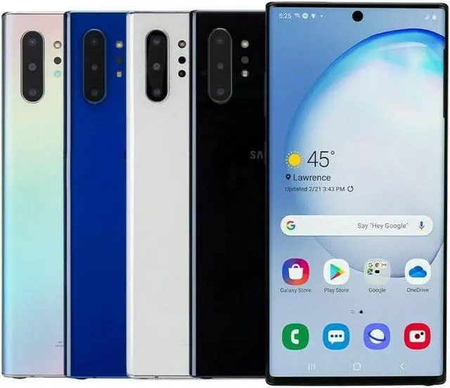 Alt view image 6 of 6 - Samsung Galaxy Note 10+ (5G) 256GB Fully Unlocked Aura Black - Refurbished Very Good