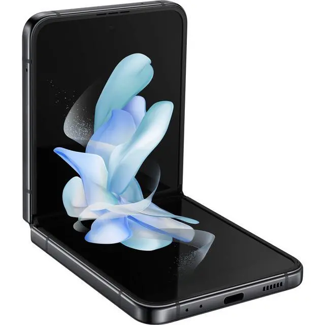 Alt view image 6 of 7 - Samsung Galaxy Z Flip4 128GB Fully Unlocked Graphite - Grade A