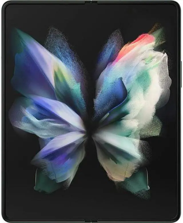 Alt view image 3 of 7 - Samsung Galaxy Z Fold 3 256GB Fully Unlocked Phantom Green - Refurbished Very Good