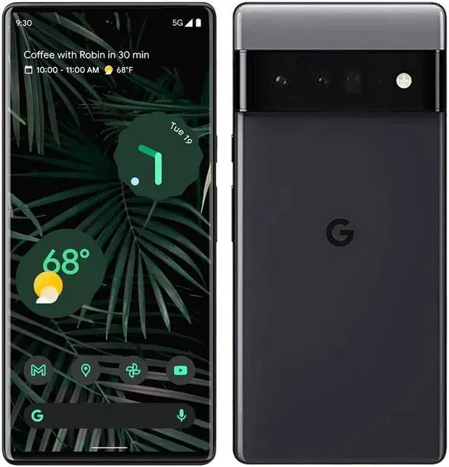 Alt view image 6 of 7 - Google Pixel 6 PRO 128GB Fully Unlocked Charcoal - Refurbished Good
