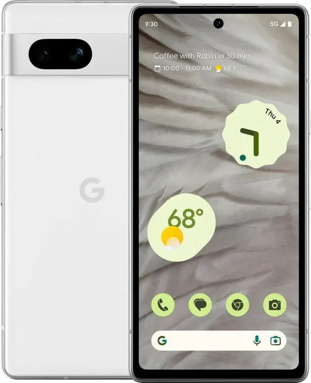 Refurbished: Google Pixel 7a 128GB Fully Unlocked Snow 