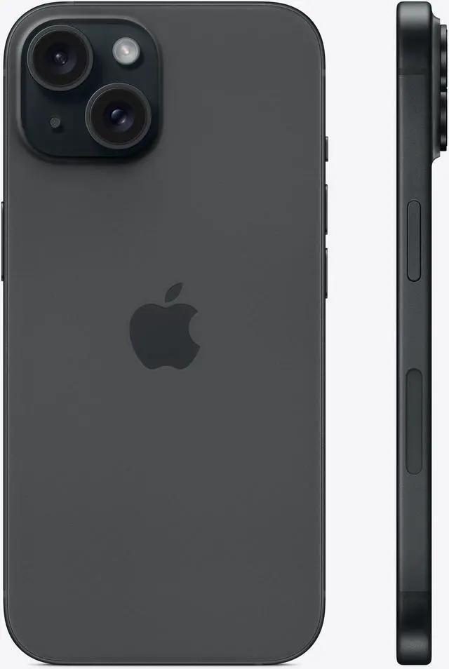 Alt view image 3 of 5 - Apple iPhone 15 Plus 128GB Fully Unlocked Black - Grade A